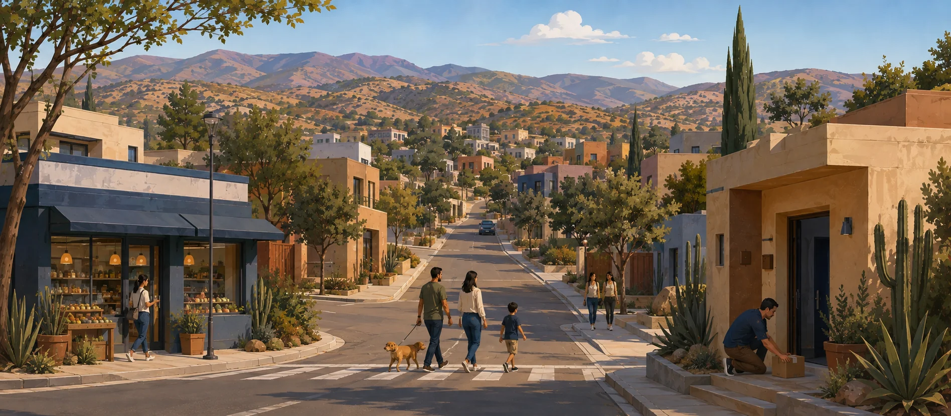 Original illustration representing the residential and recorded service context of Jesús Munguia, Ensenada