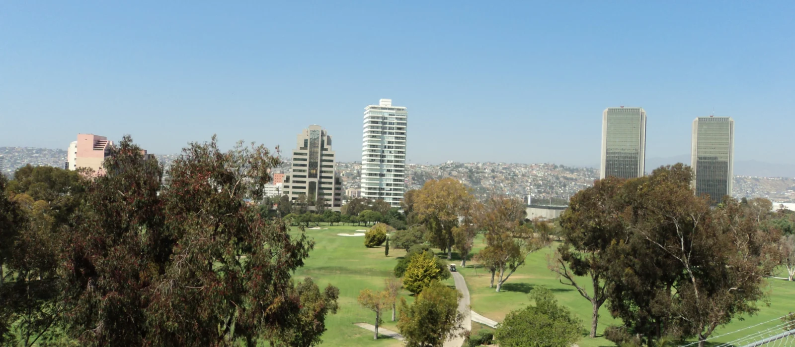Club Campestre de Tijuana, junto a la Colonia Chapultepec
