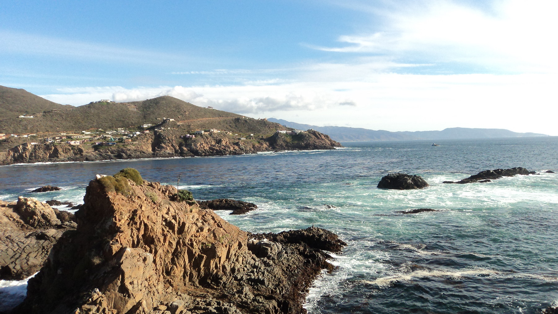 La Bufadora Marine Blowhole and Punta Banda Ocean Coastline
