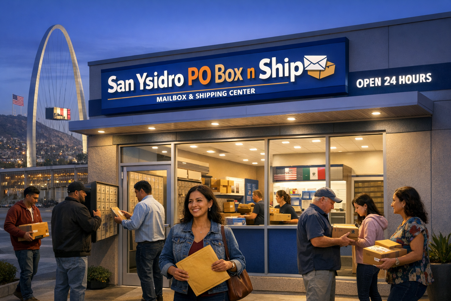 mailbox near Mexico border in Mailbox Rental Near Border - Secure Mailbox Service