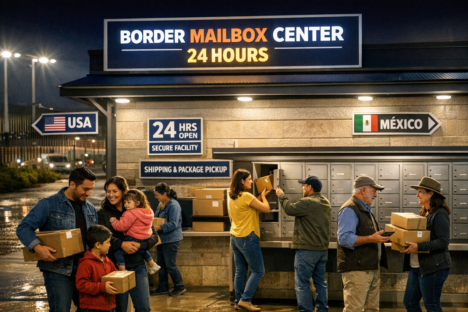 US address for Mexico in Mexico Border - Secure Mailbox Service