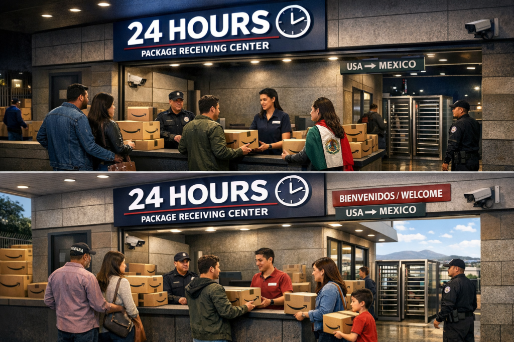 Amazon Package Receiving in USA Border: Secure 24 Hours Access for Mexico