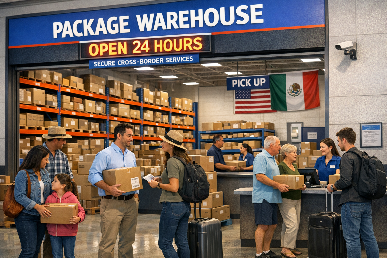 package warehouse USA in USA - Secure Mailbox Service